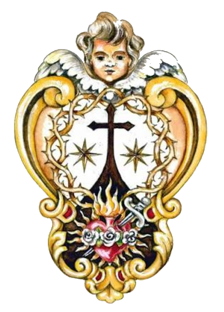 Escudo heráldico de Cristo de los Desamparados (Santo Ángel)